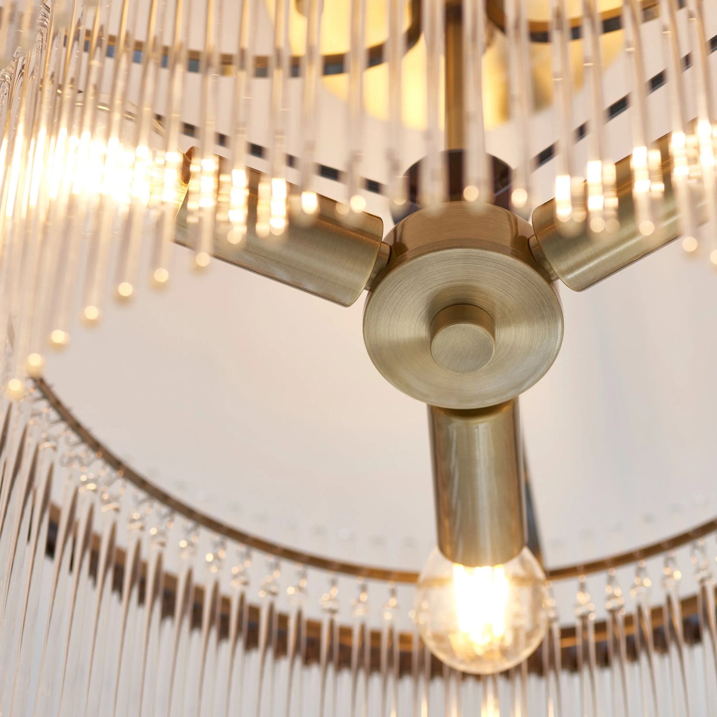 Menton 3 Ceiling Light (Antique Brass)