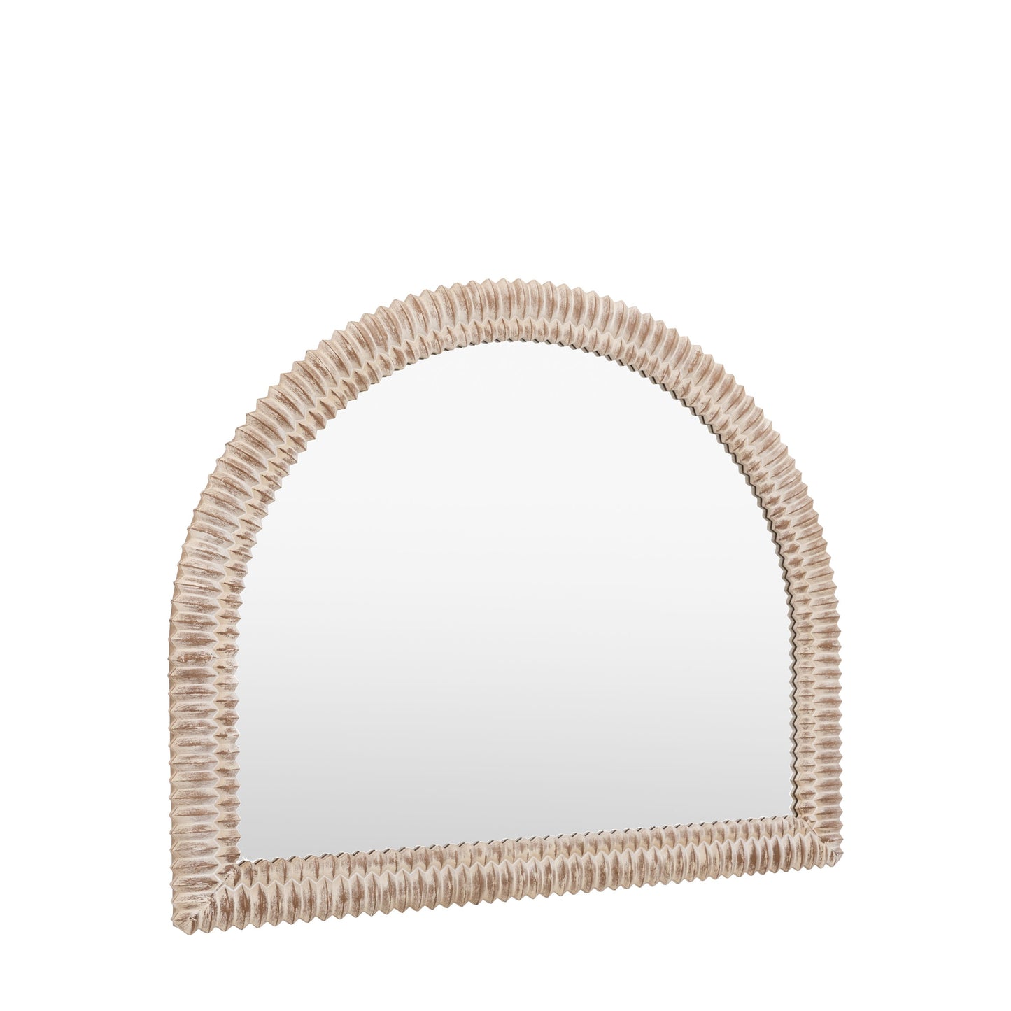 Wycombe Overmantle Mirror (Whitewashed)