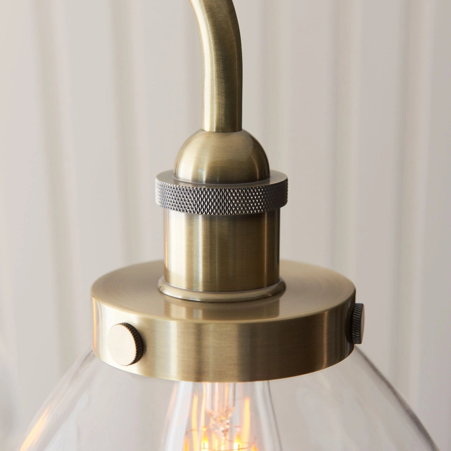 Baxter Linear 3 Pendant Light (Antique Brass)