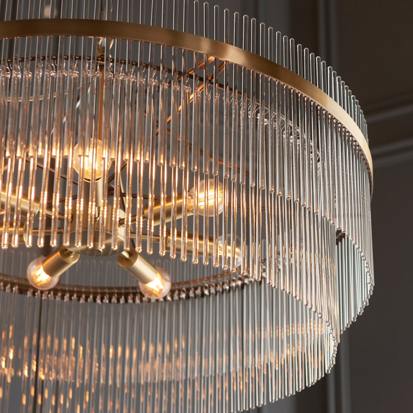 Menton 7 Pendant Light (Antique Brass)