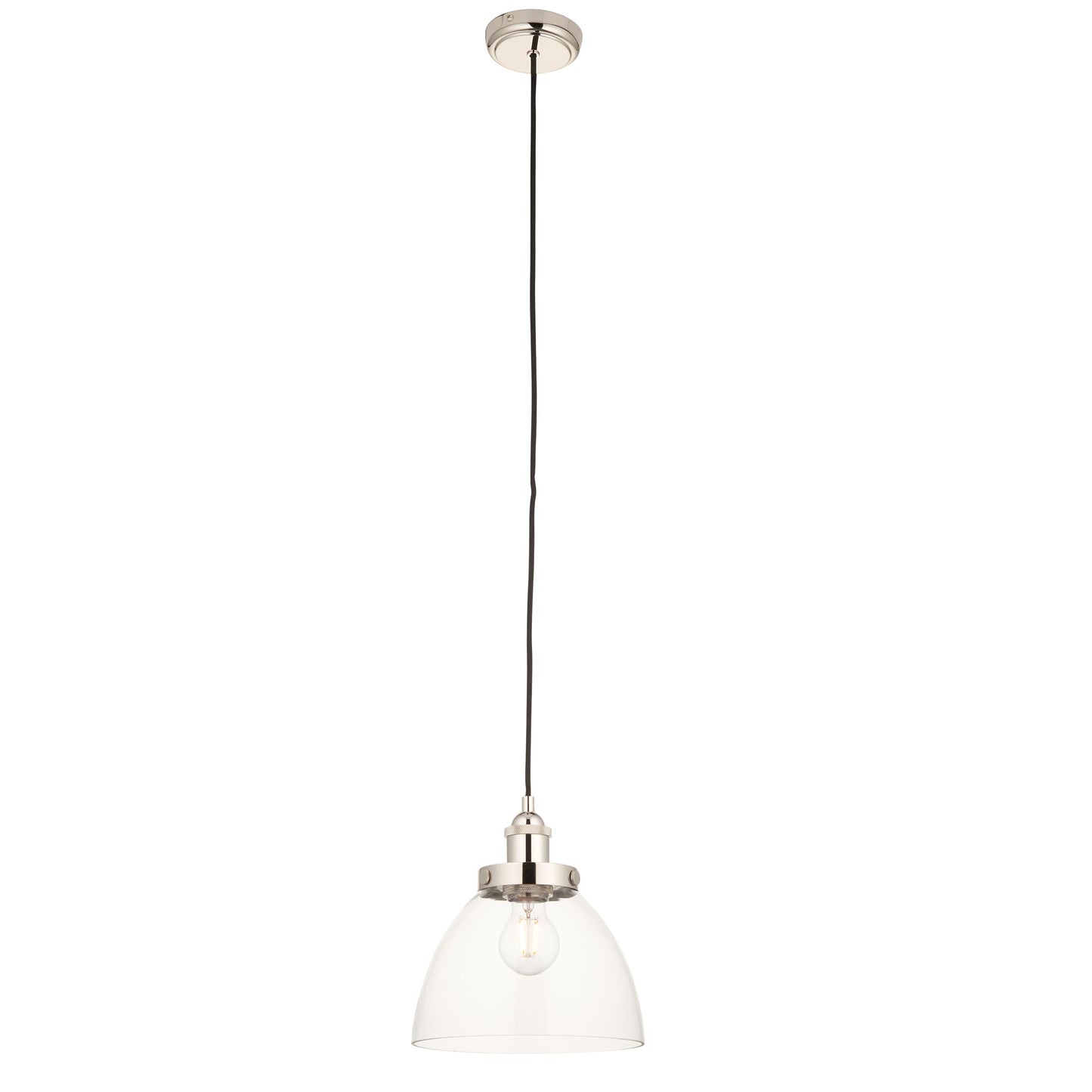 Baxter Pendant Light (Bright Nickel)