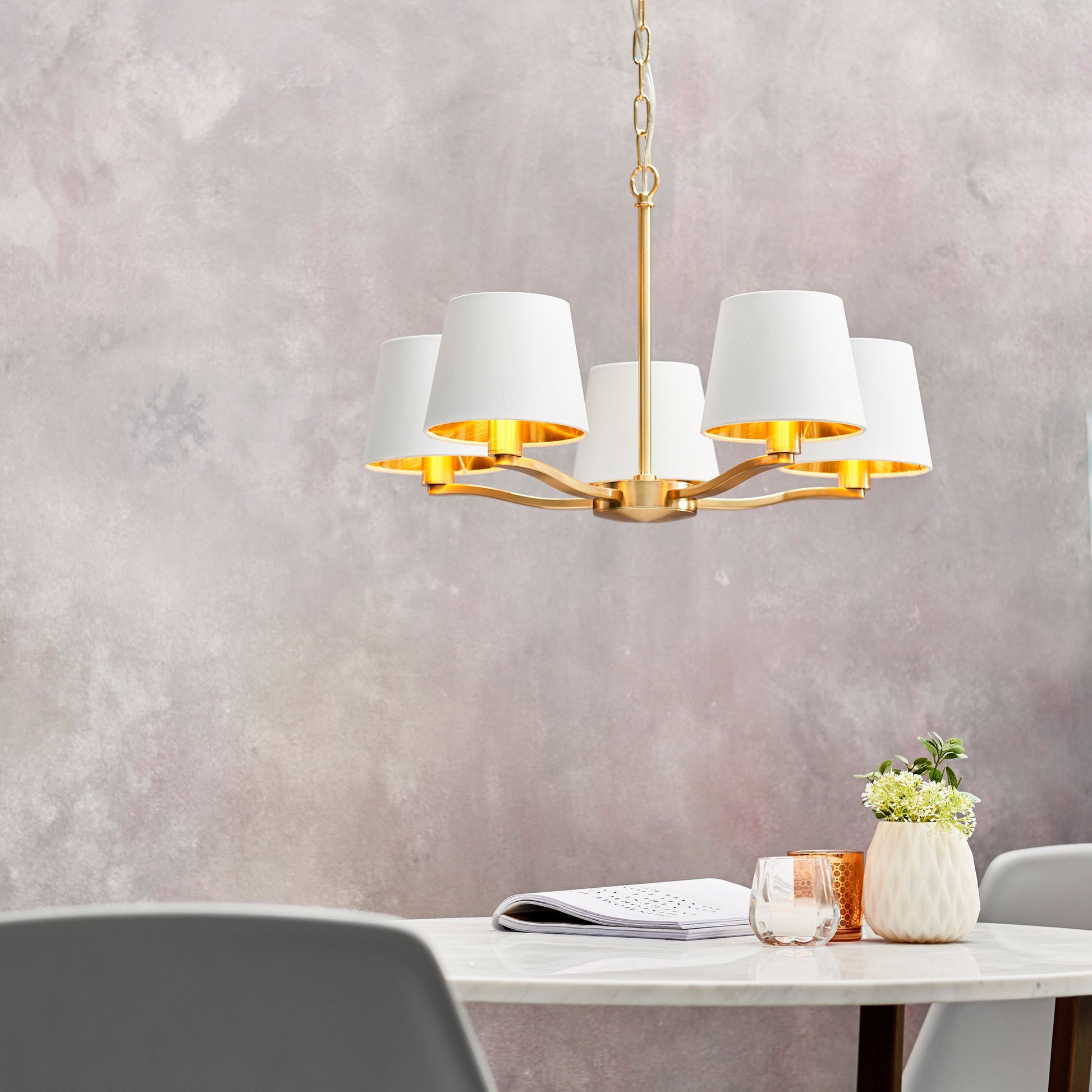 5 Pendant Light (Brushed Gold)
