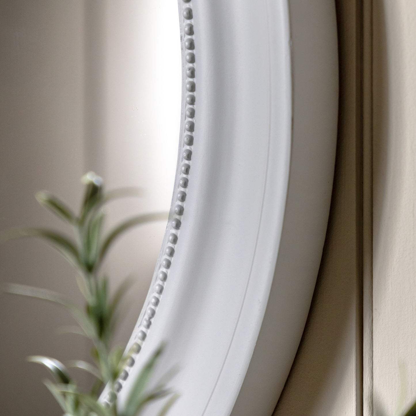 Brighton Round Mirror (Stone)