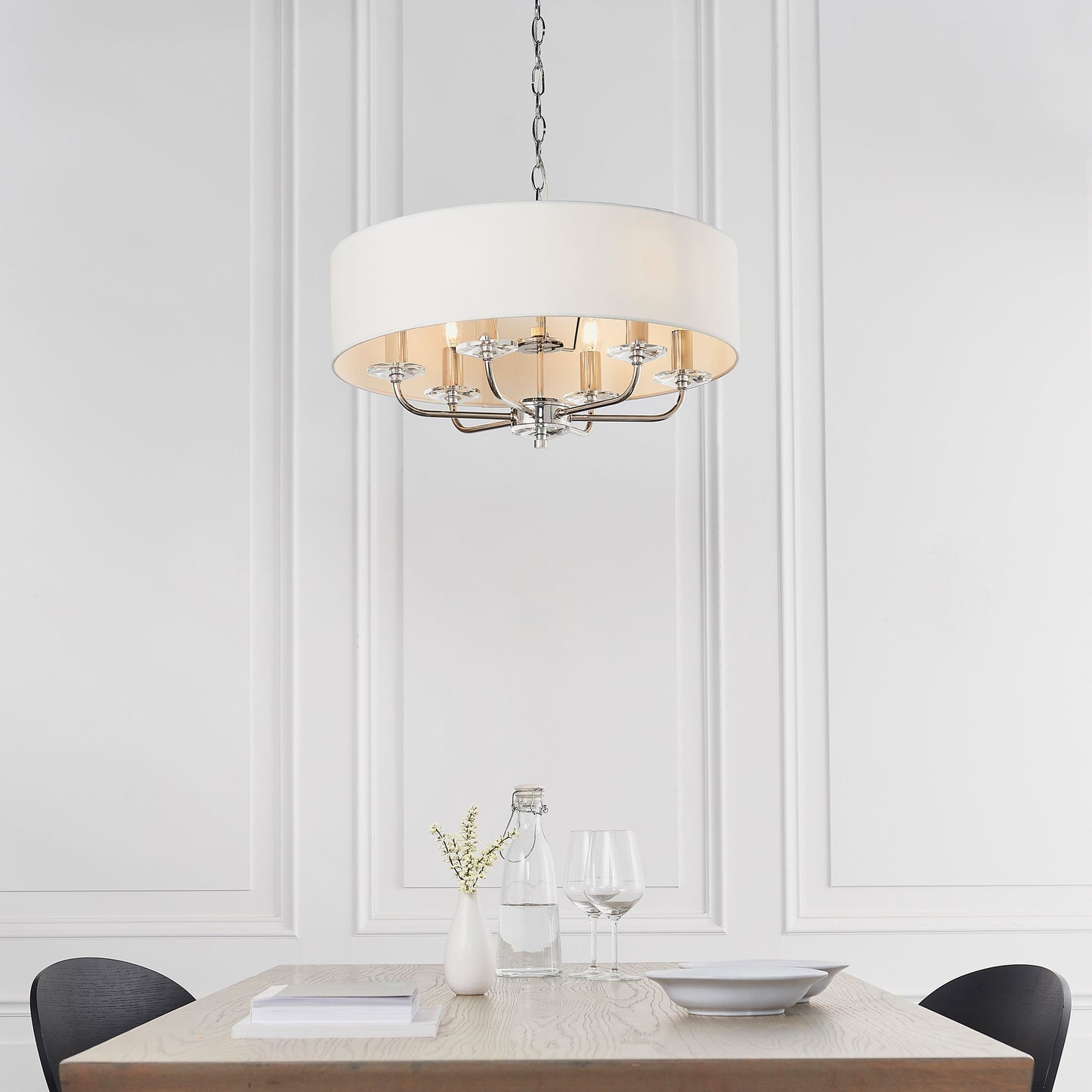 Griffin 6 Pendant Light (Nickel)