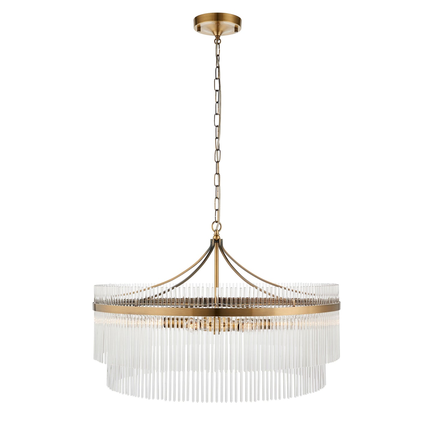Menton 7 Pendant Light (Antique Brass)