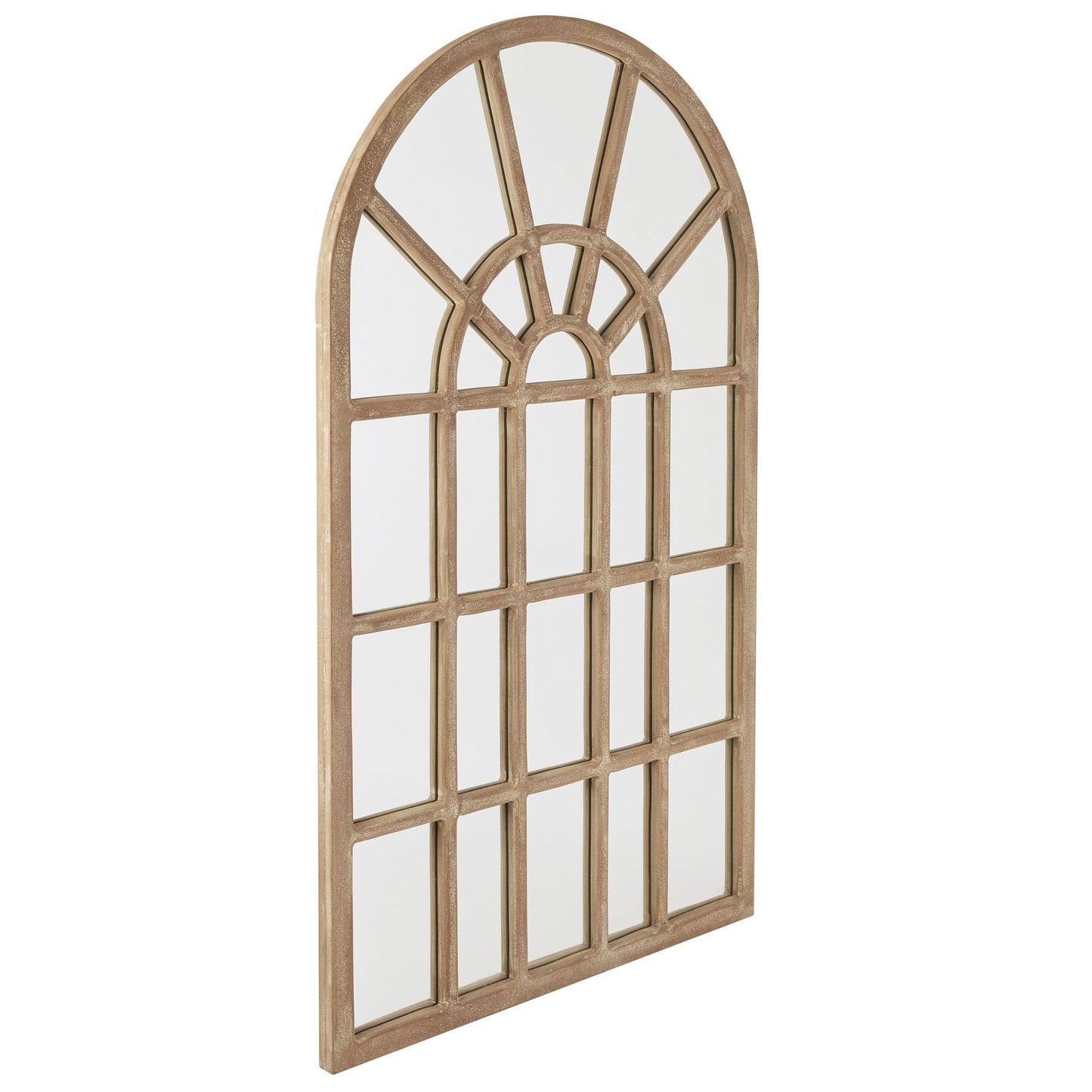 Maine Arched Paned Wall Mirror