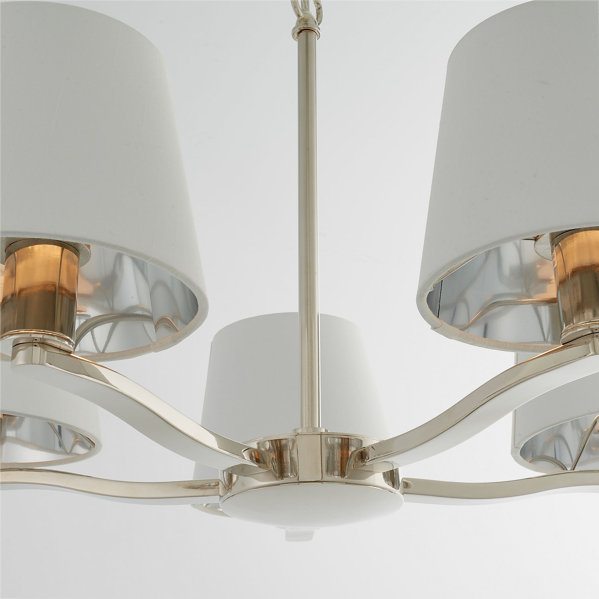 5 Pendant Light (Bright Nickel)