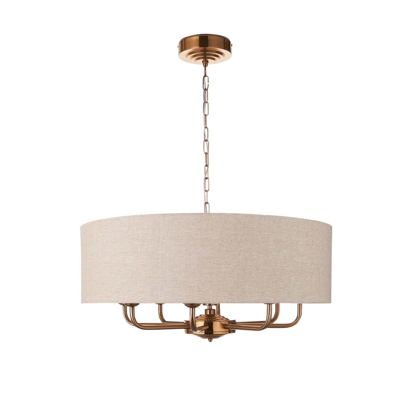 Galway 8 Pendant Light (Vintage Brass)