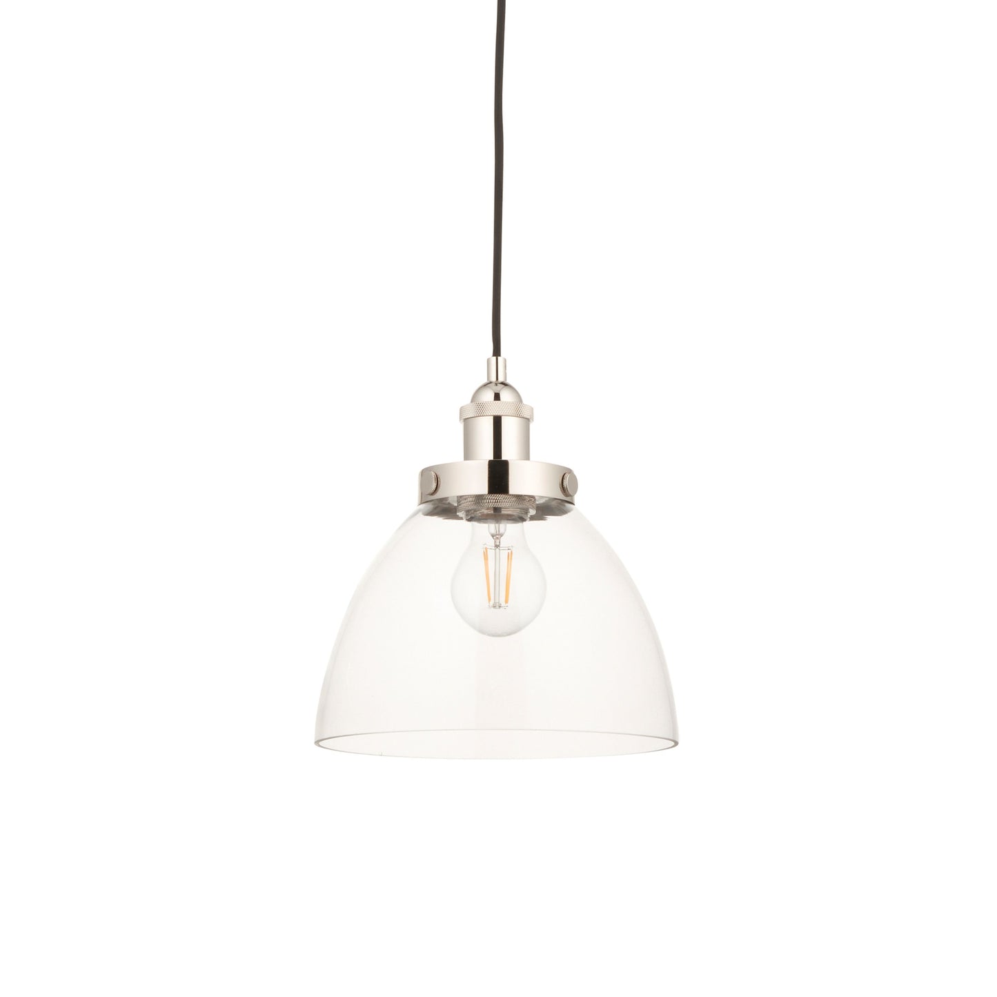 Baxter Pendant Light (Bright Nickel)