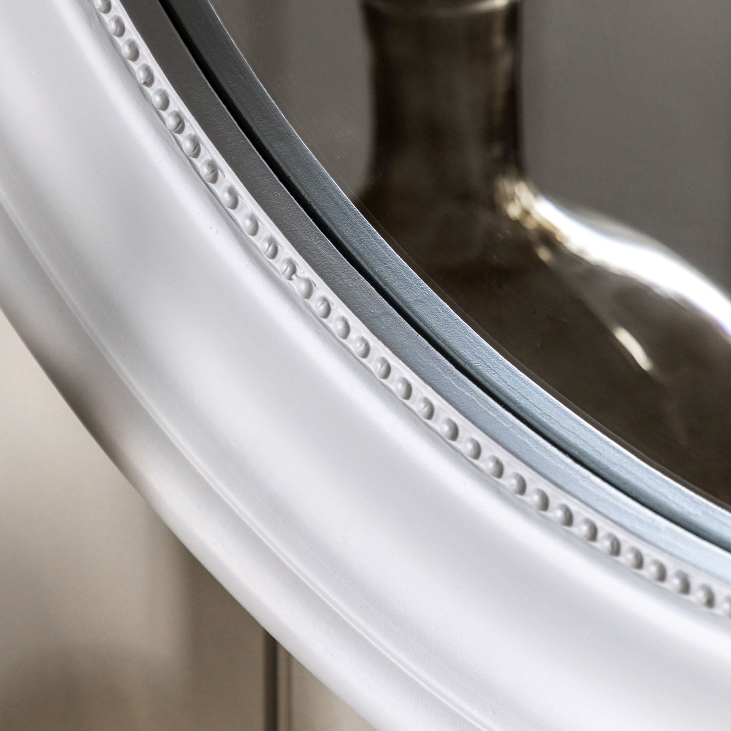 Brighton Round Mirror (Stone)