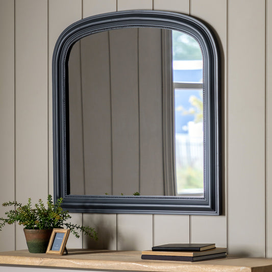Brighton Overmantle Mirror (Lead)