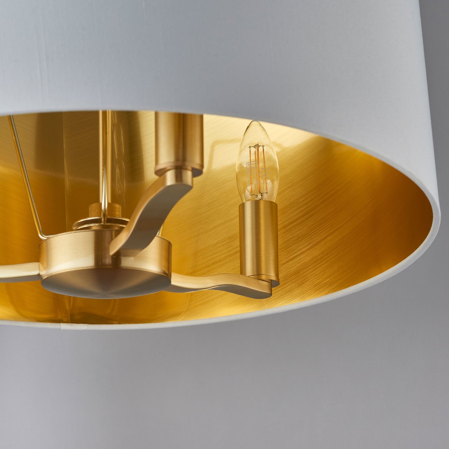 Brushed Gold Pendant Light