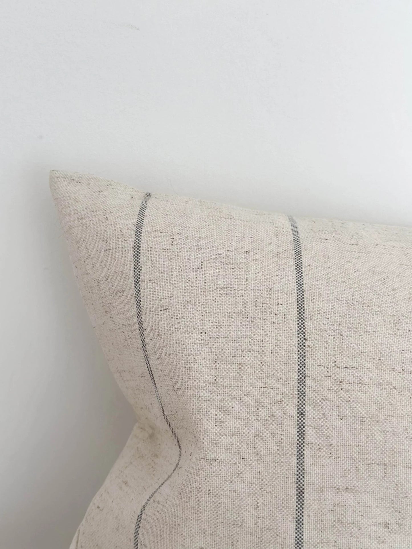 Emily Bolster Cushion - Stone & Grey (30x90cm)