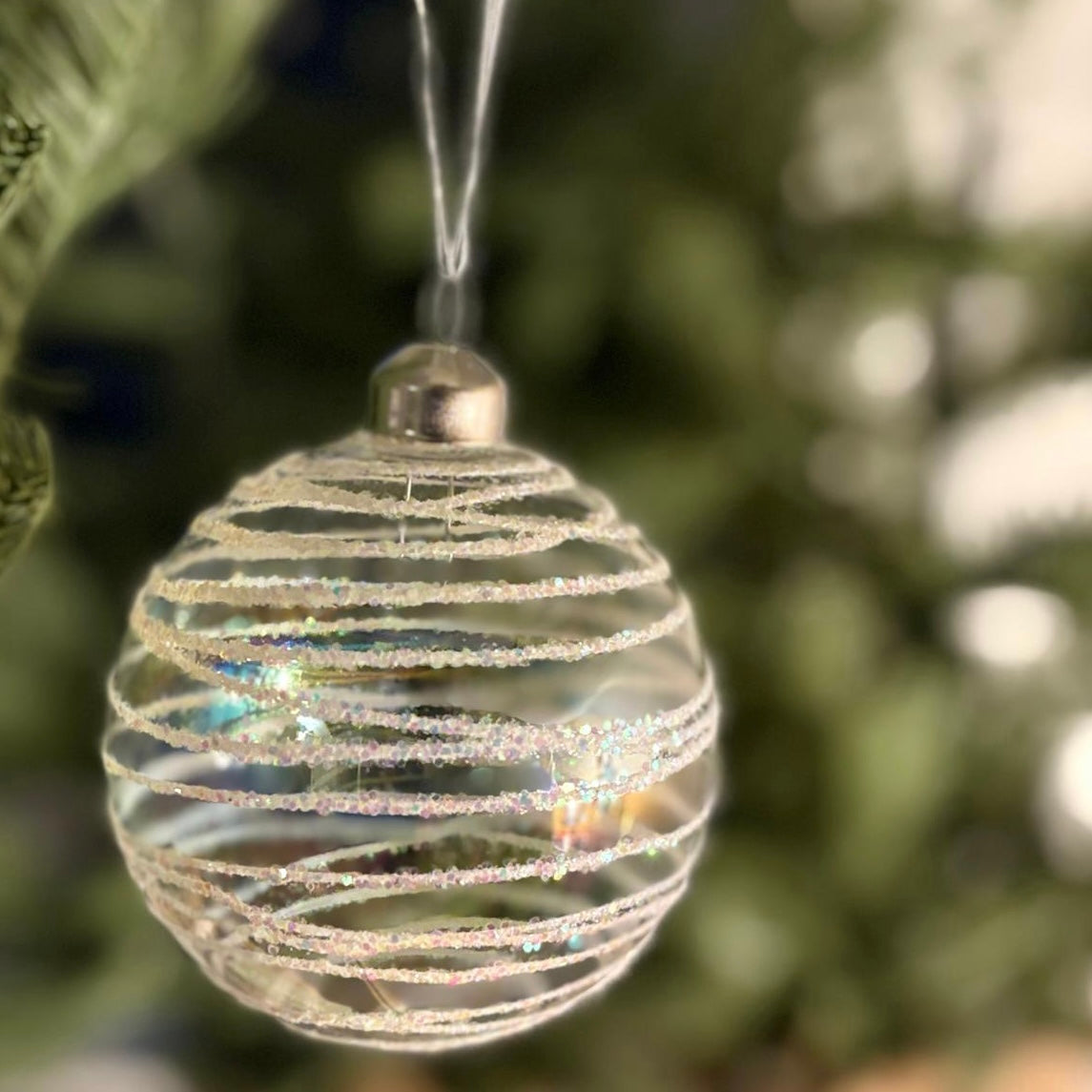 Glass Bauble 8cm