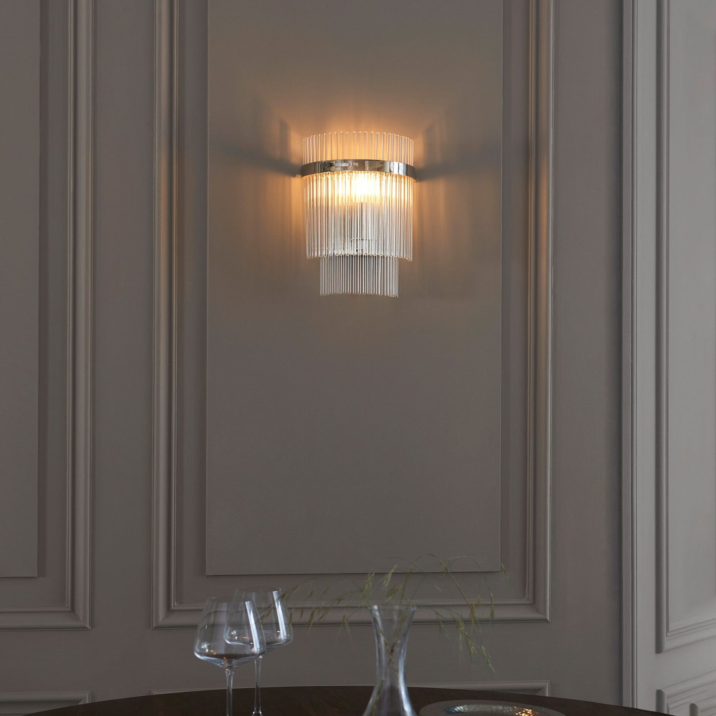 Menton Wall Light (Nickel)