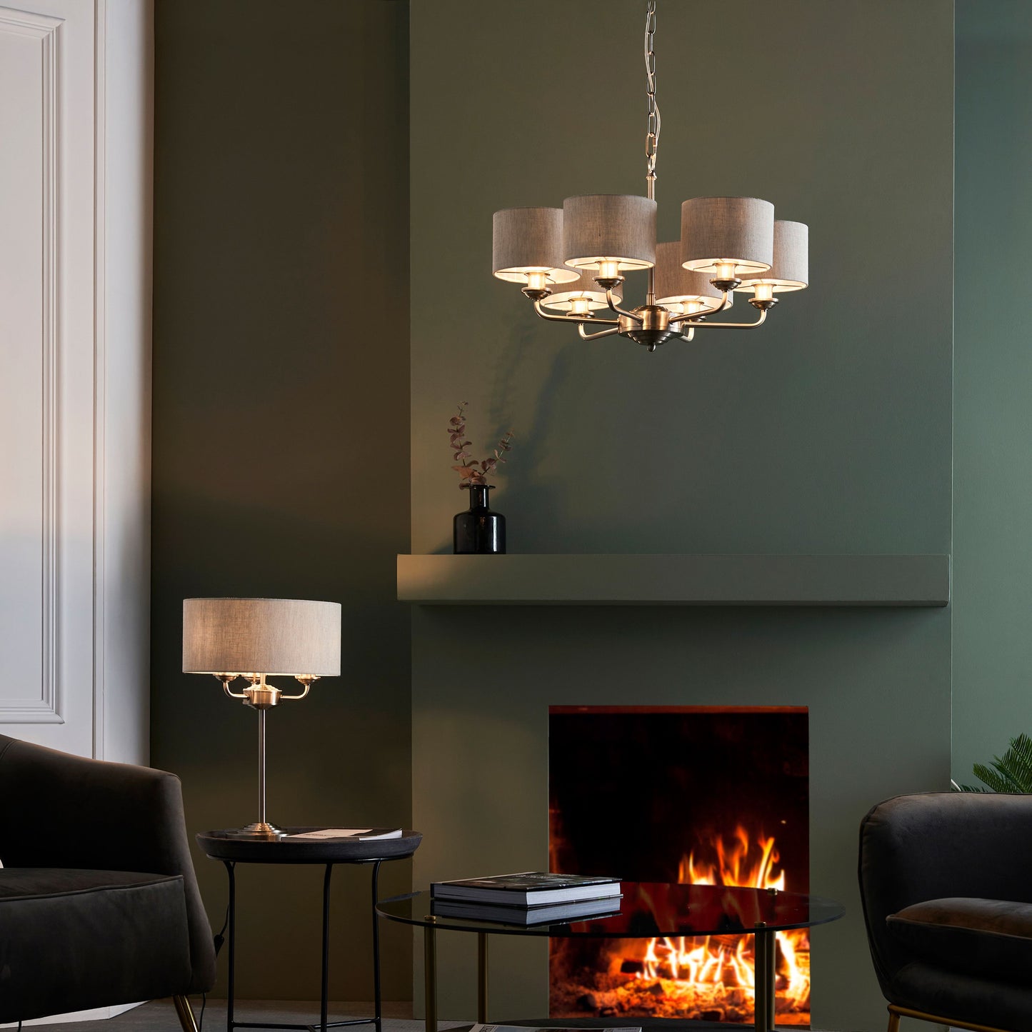 Galway Multi Arm Pendant Light (Chrome)