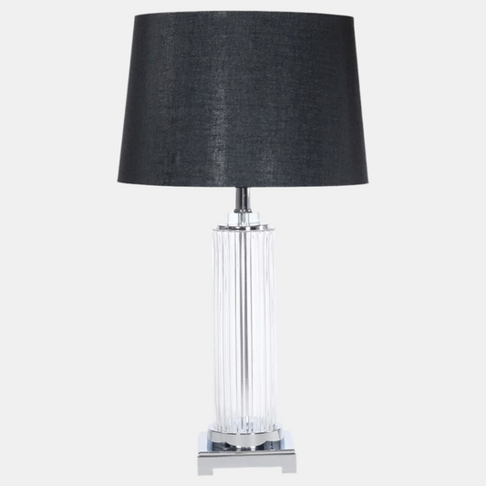 Hamilton Chrome Table Lamp (Black)