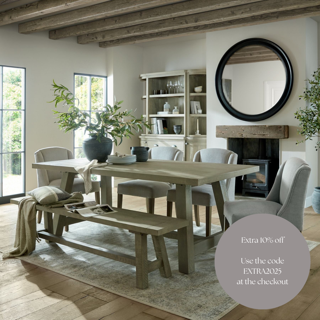 Walton Round Framed Mirror (120cm)