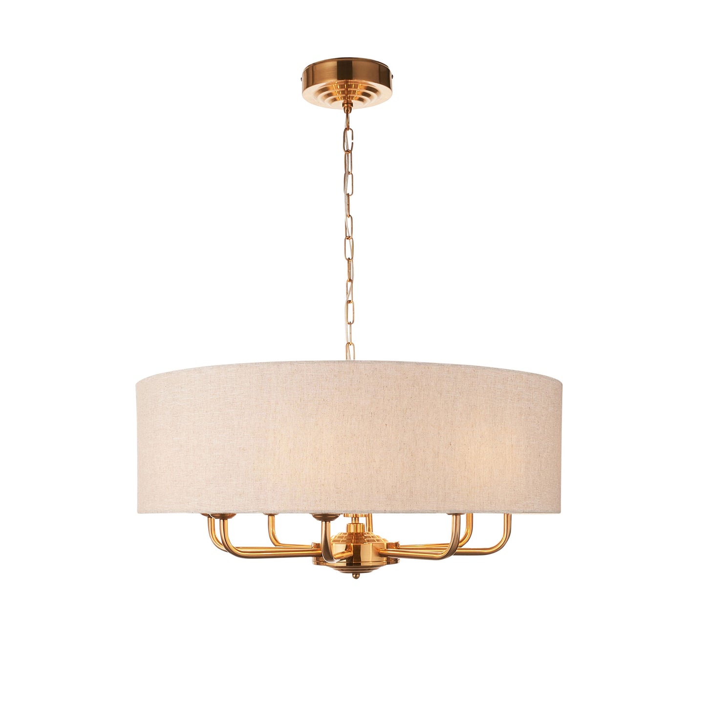 Galway 8 Pendant Light (Vintage Brass)