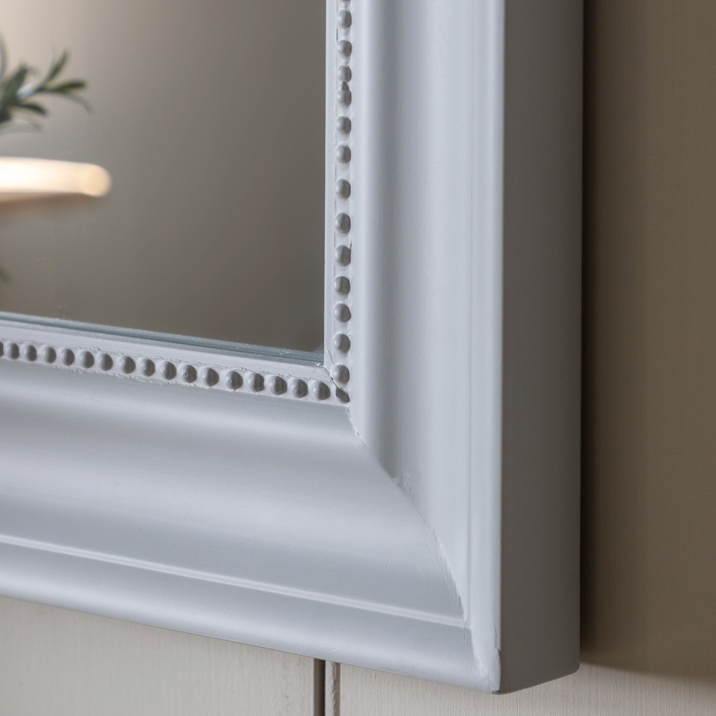 Brighton Small Rectangle Mirror (Stone)