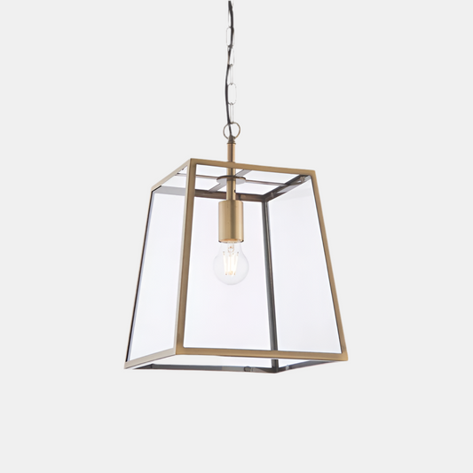Hayes Pendant Light (Antique Brass)