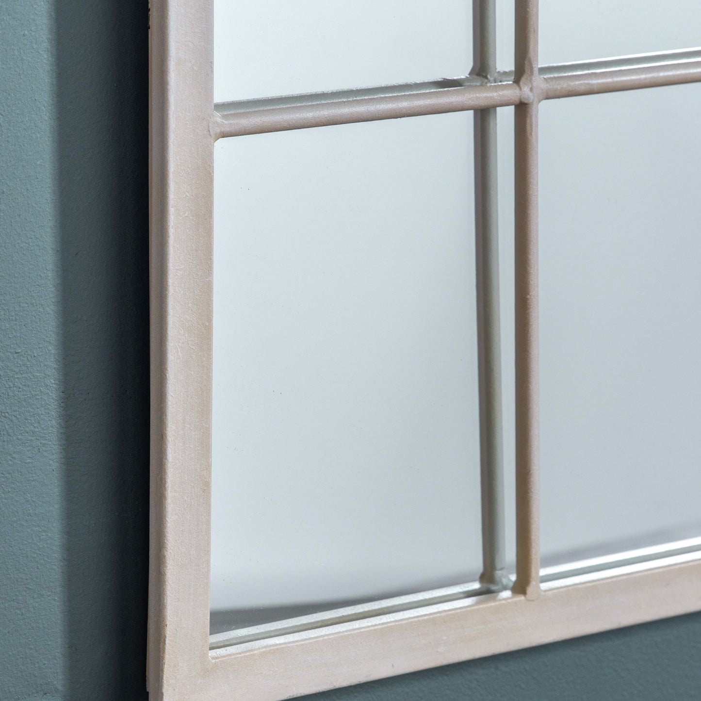 Arched Top Metal Window Mirror