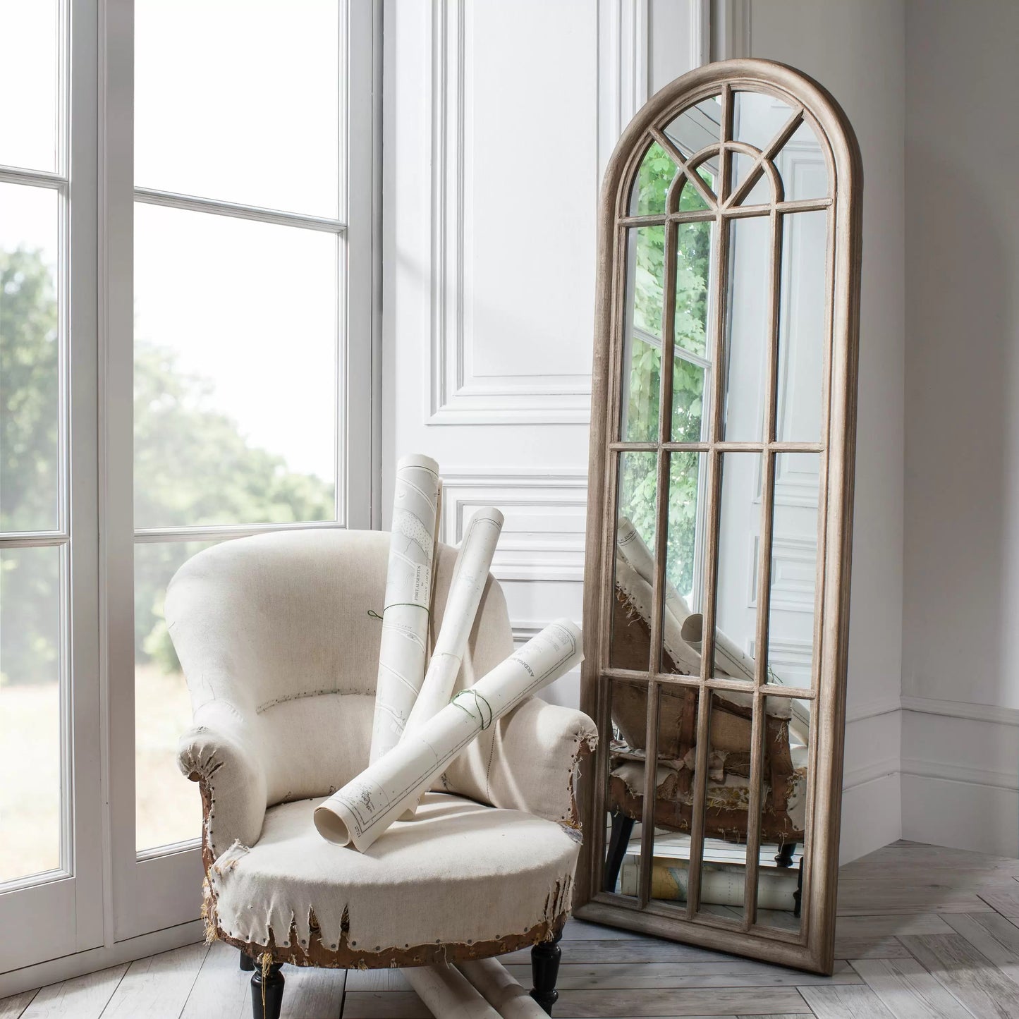 Panelled Mirror