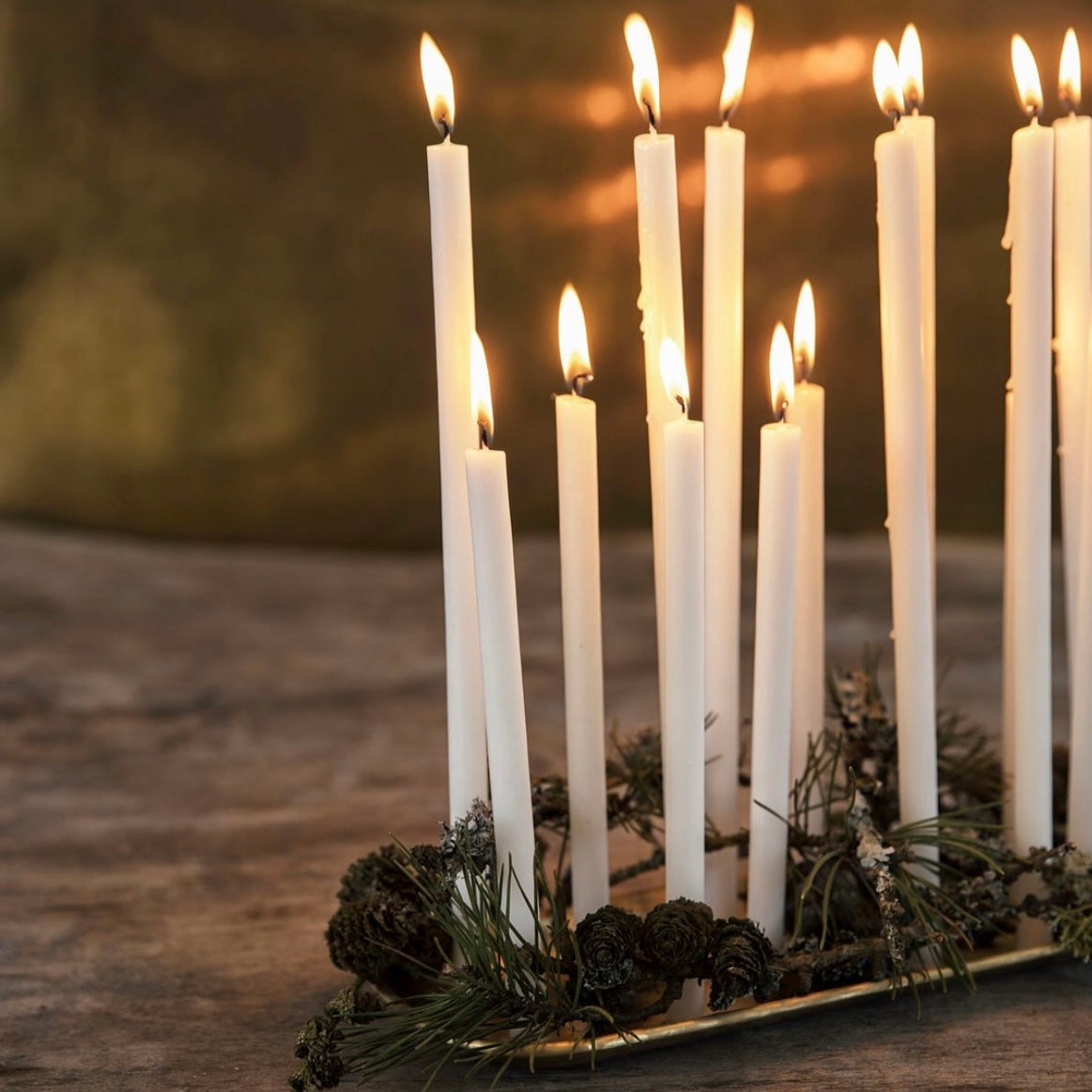 Pencil Candle Set of 10 (1.2cm Diameter)