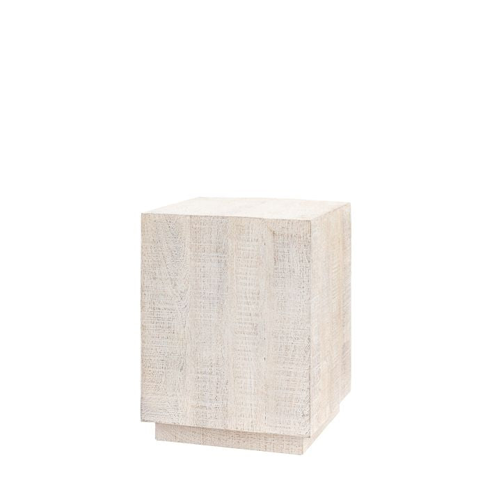 Whitewashed Side Table