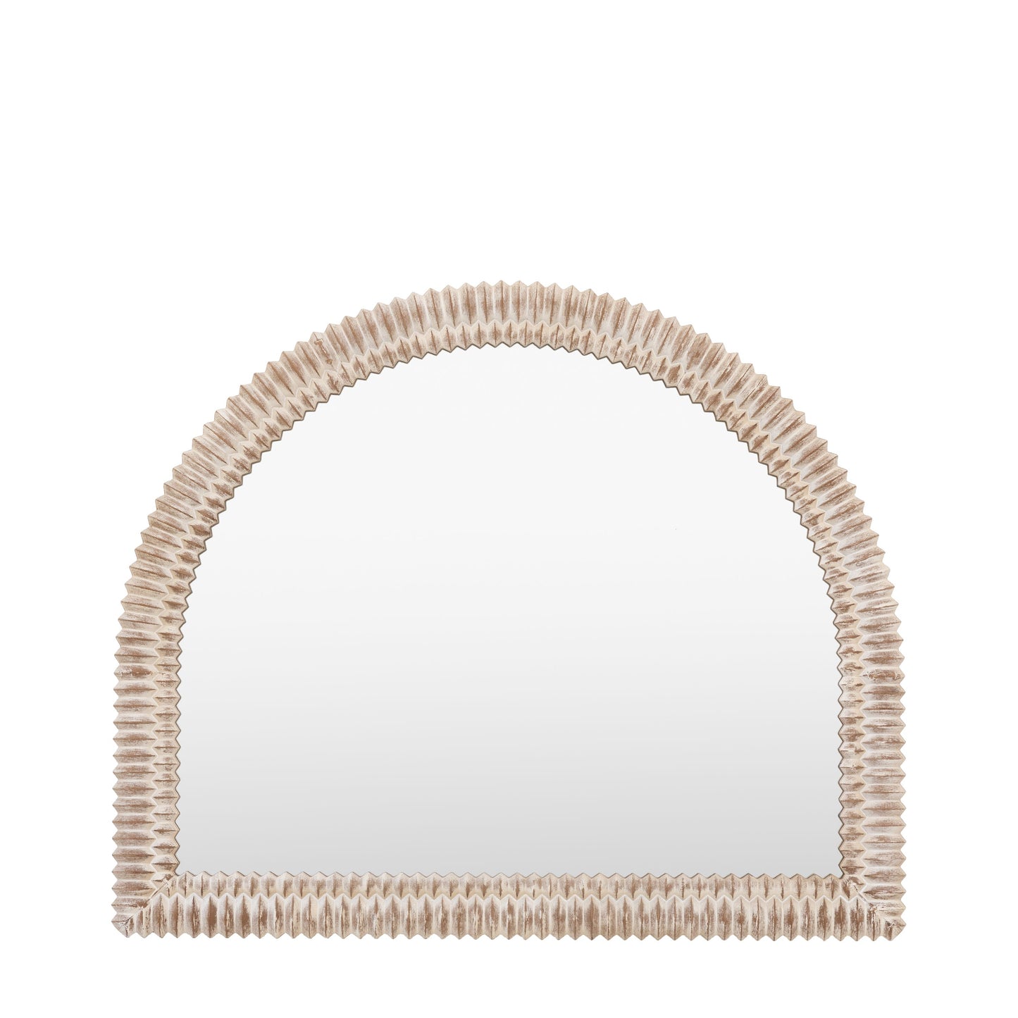Wycombe Overmantle Mirror (Whitewashed)