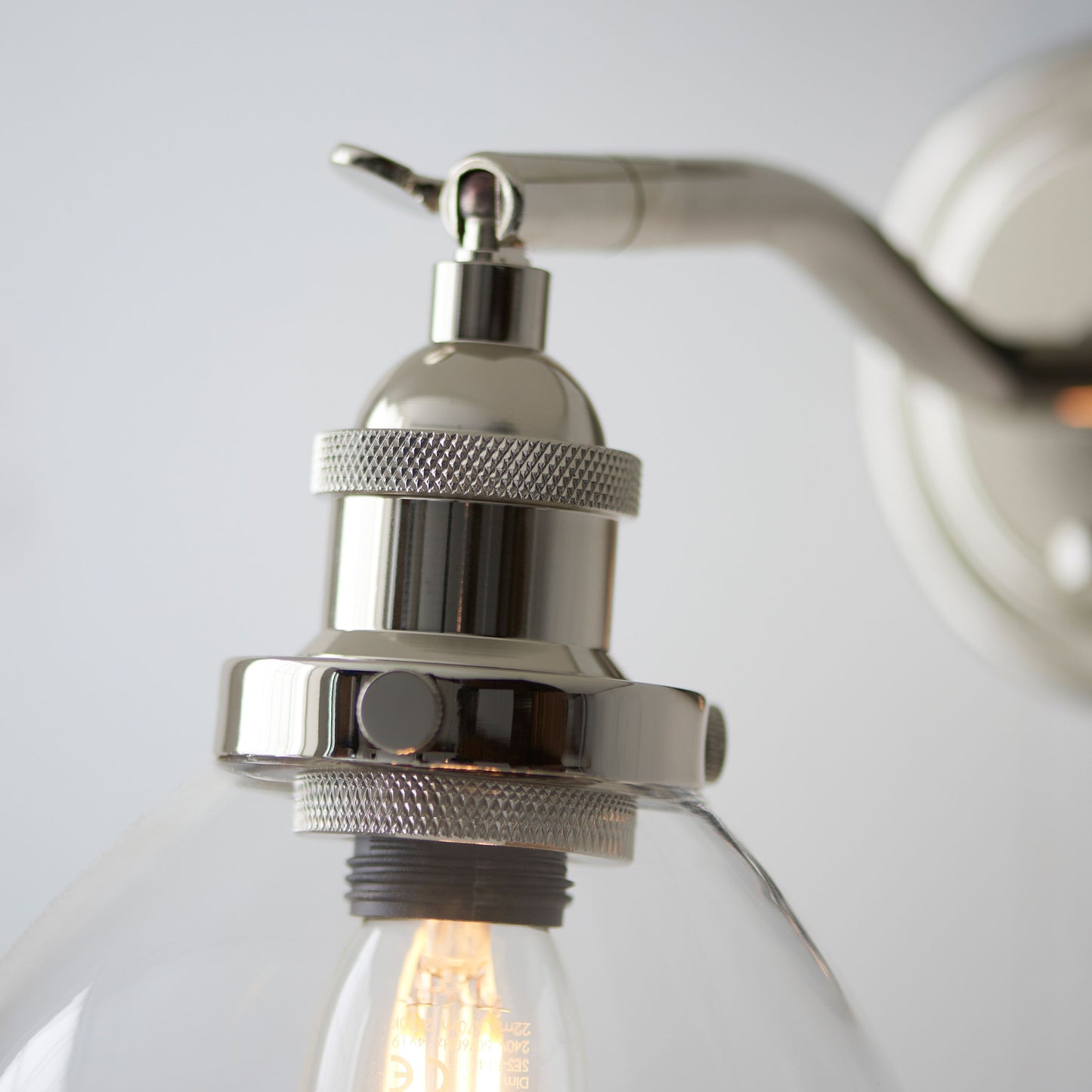 Baxter Wall Light (Bright Nickel)