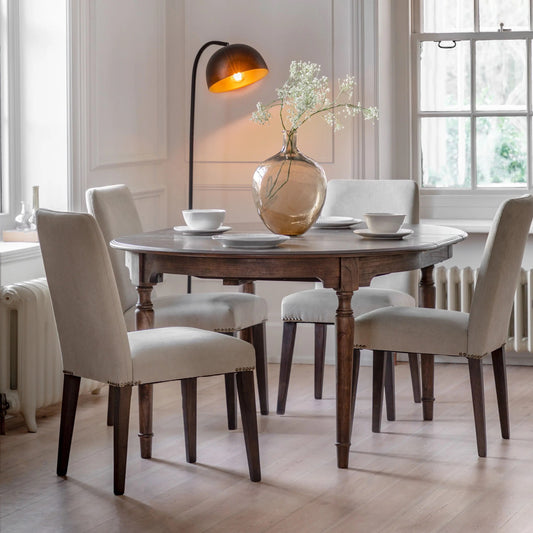 Lydon Dining Set - Extending Round Table and 6 Chairs