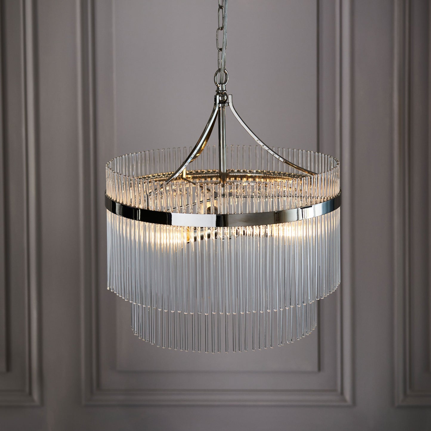 Menton 3 Pendant Light (Nickel)