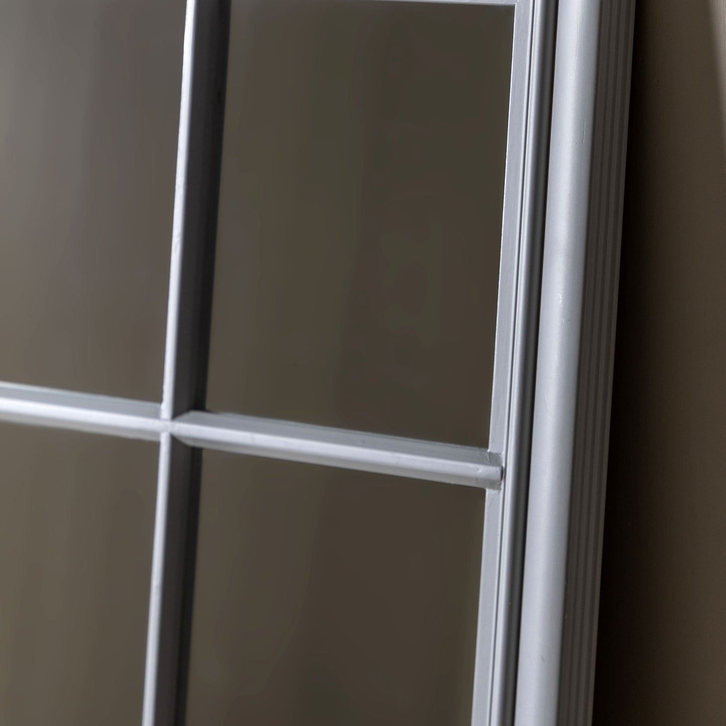 Brighton Window Mirror (Stone)