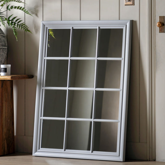 Brighton Window Mirror (Stone)