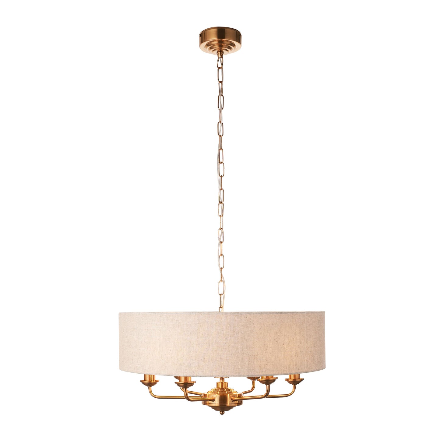 Galway 6 Pendant Light (Vintage Brass)