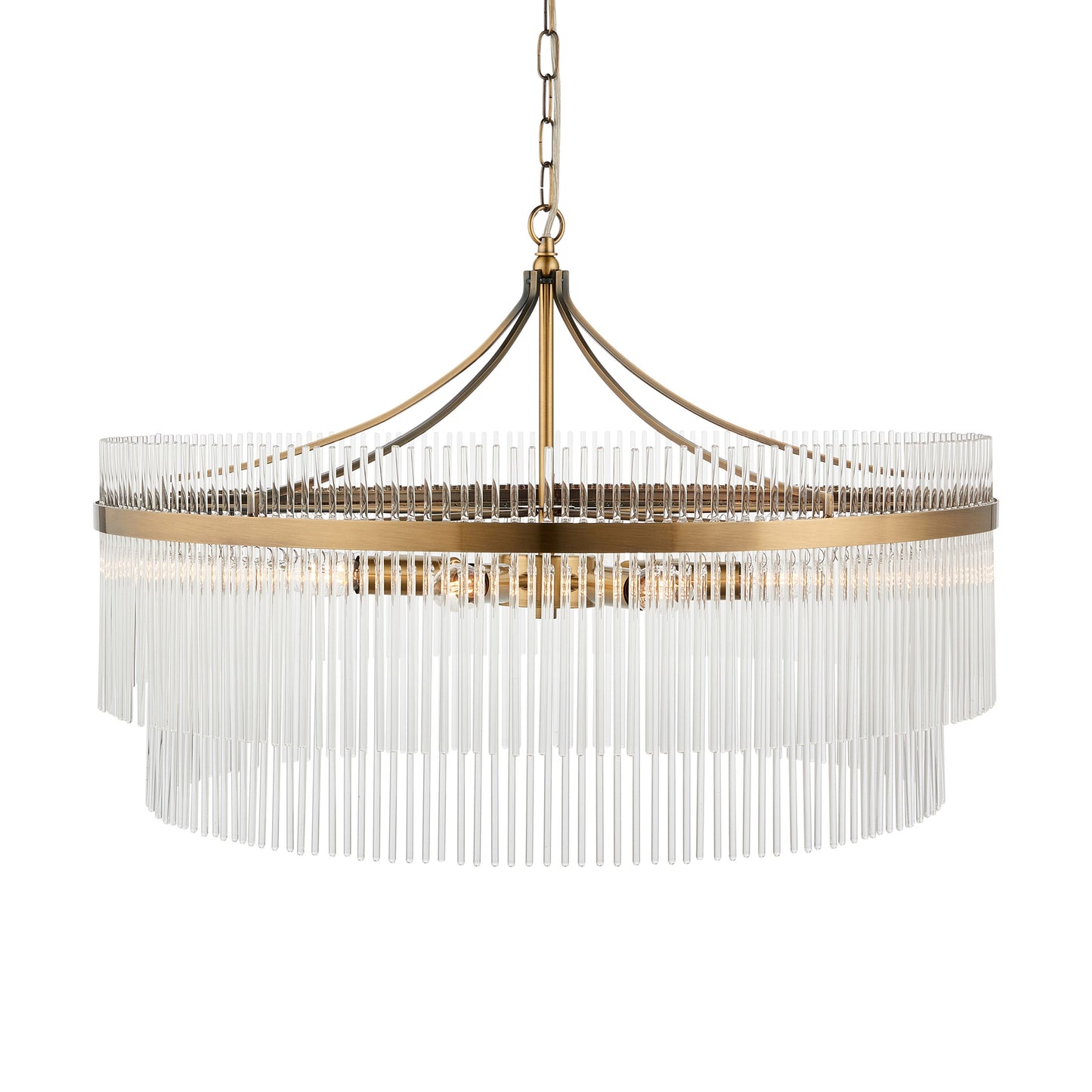 Menton 7 Pendant Light (Antique Brass)