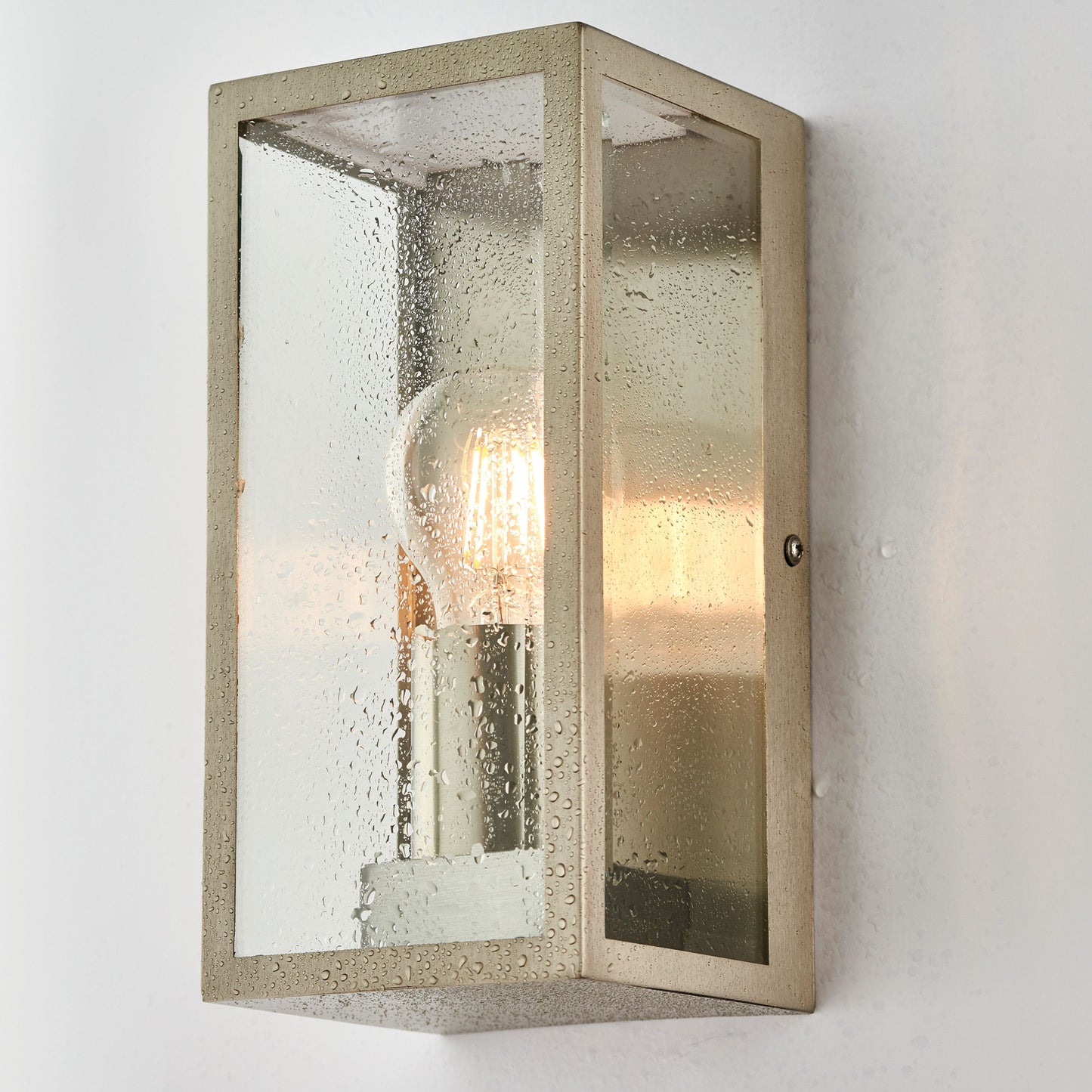 Wolford Outdoor Wall Light (Brushed Steel)