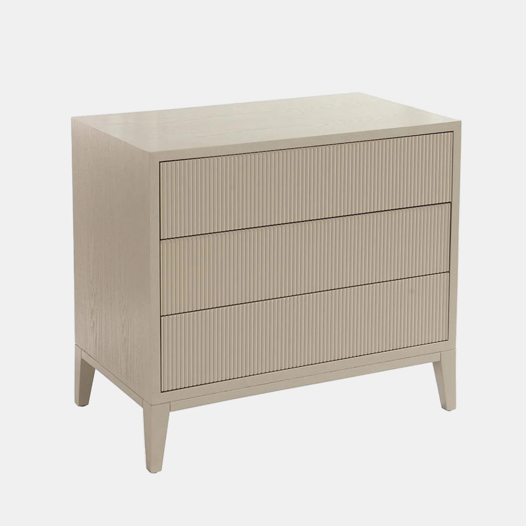 Amber 3 Drawer Chest (Grey)