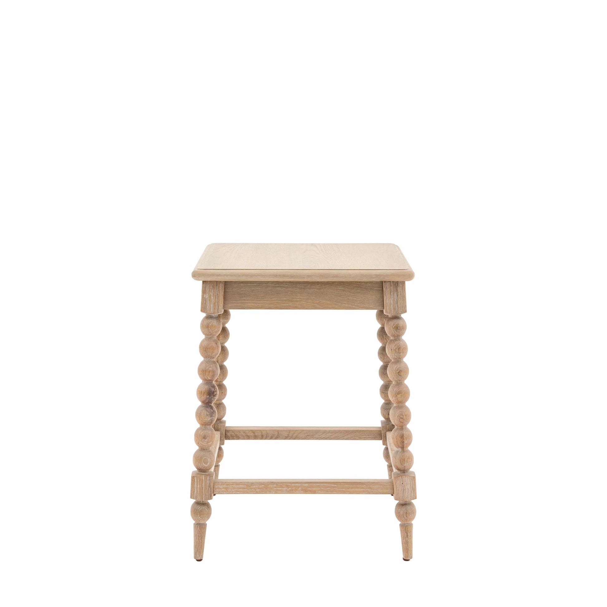 Side Table with Bobbin Detail