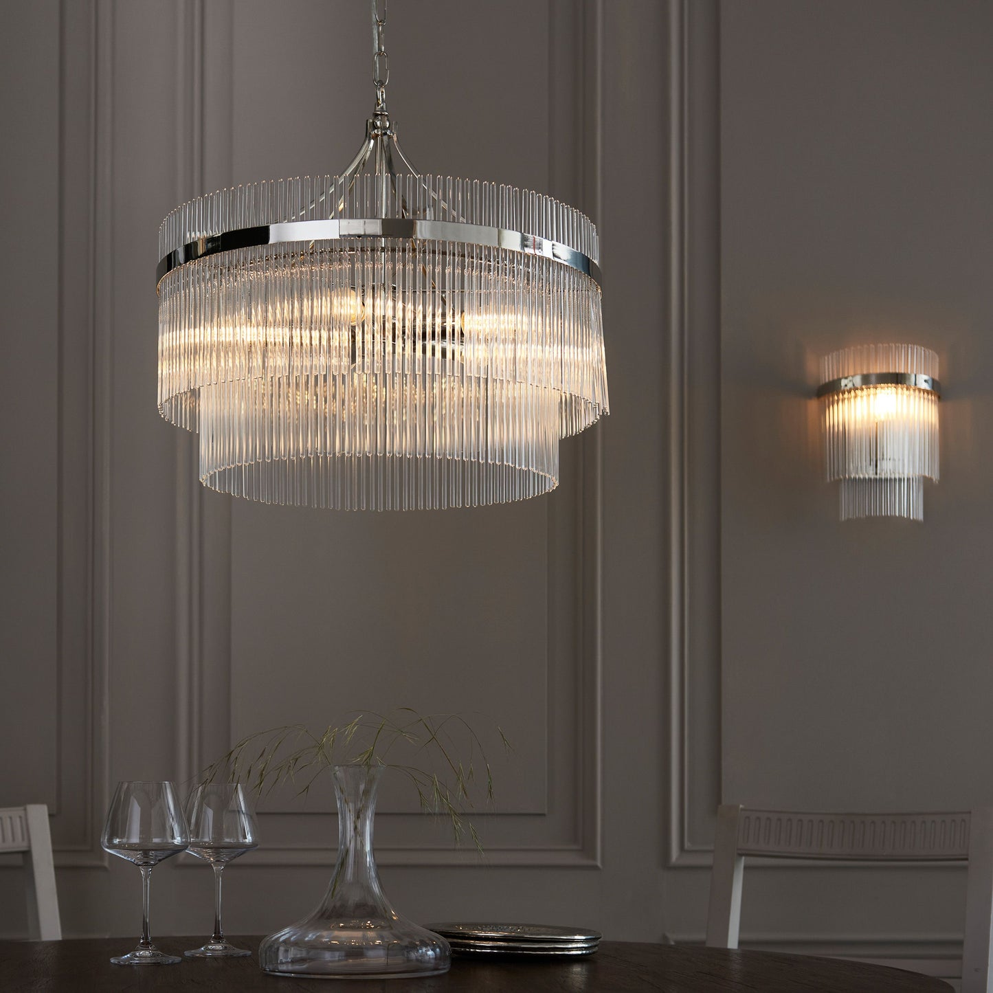 Menton Wall Light (Nickel)