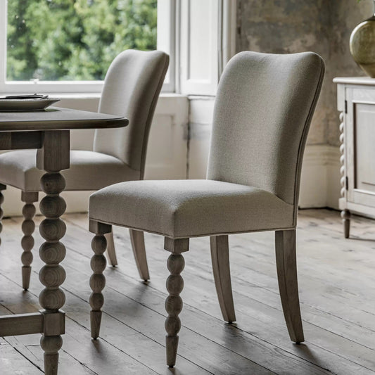 Dining Chair with Bobbin Detail