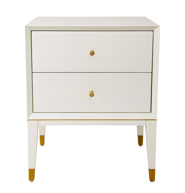 Barton Bedside Table (White)