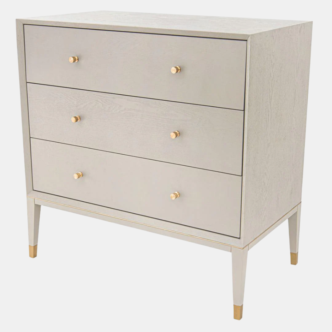 Barton 3 Drawer Chest (Grey)