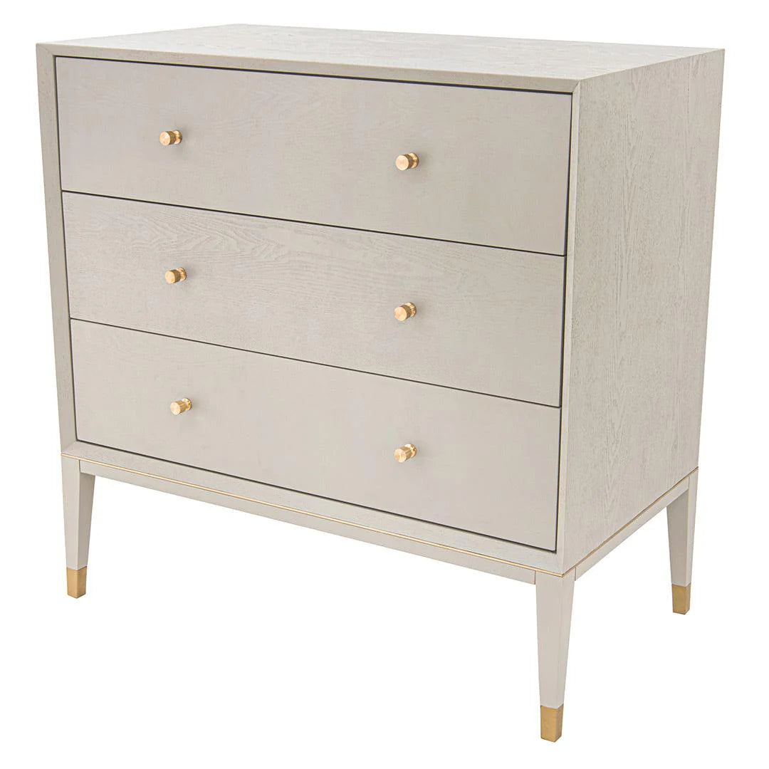 Barton 3 Drawer Chest (Grey)