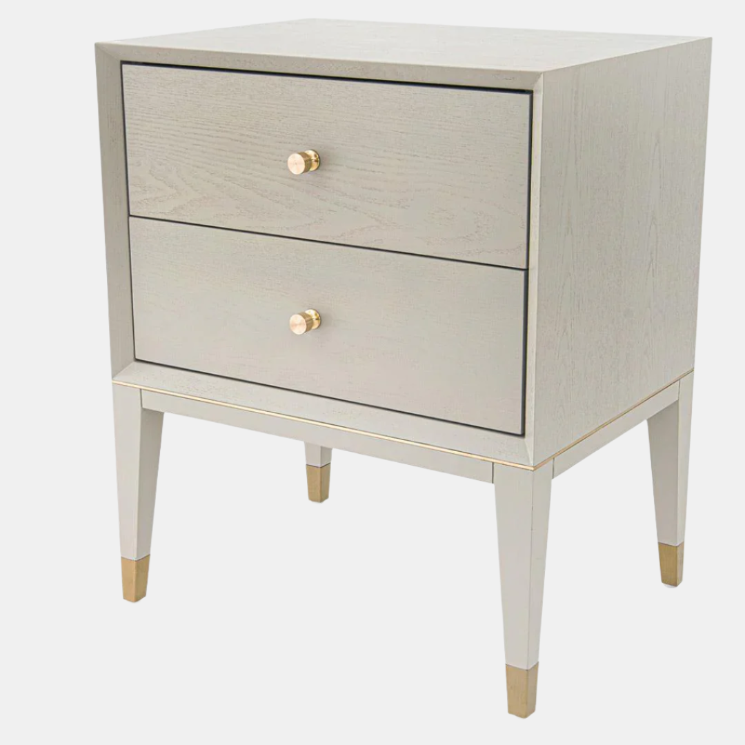 Barton Bedside Table (Grey)