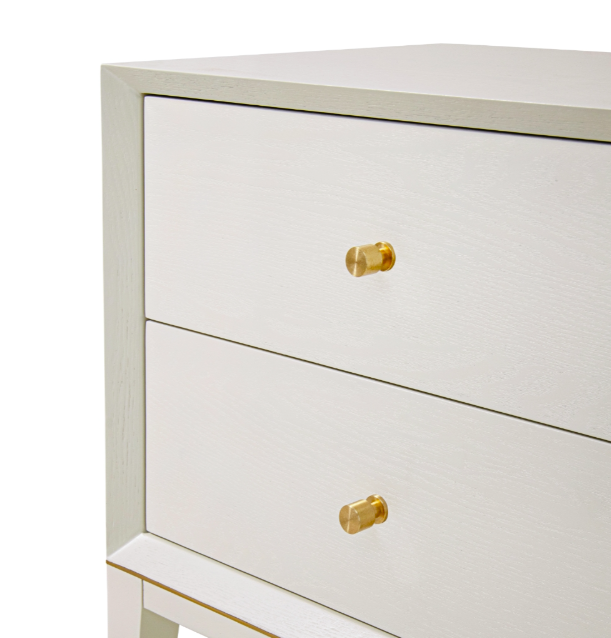 Barton Bedside Table (White)
