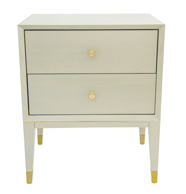 Barton Bedside Table (Grey)