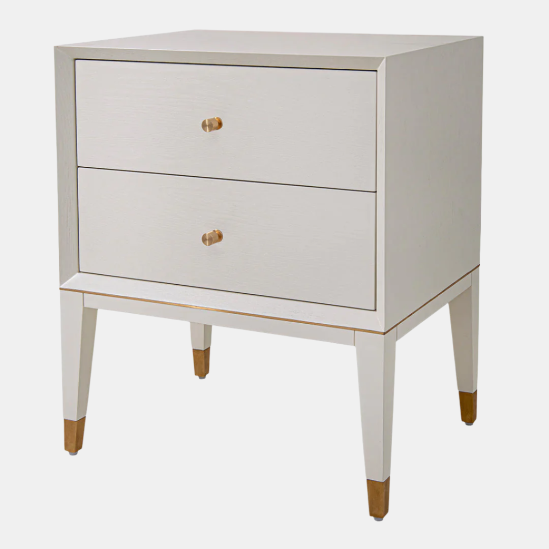 Barton Bedside Table (White)