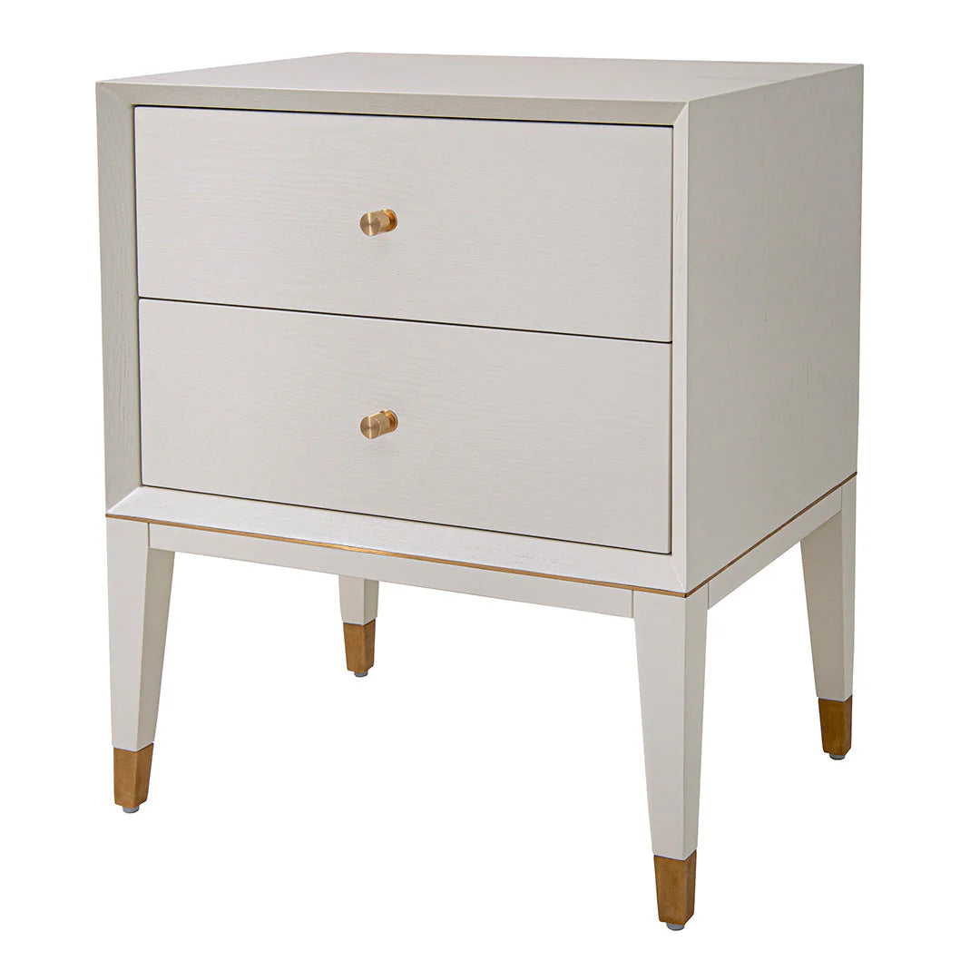 Barton Bedside Table (White)